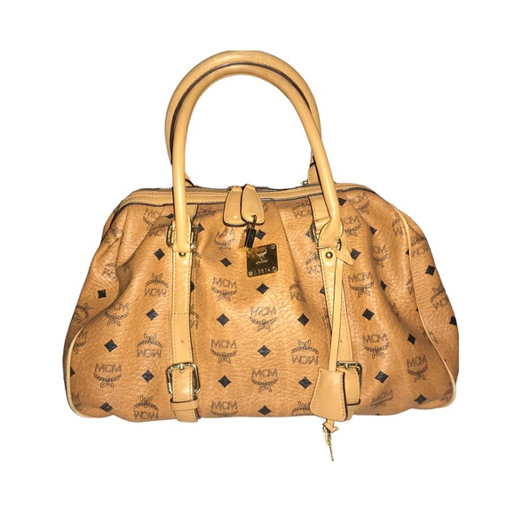 MCM Bags Authentic Mcm Top Handle Bag Poshmark